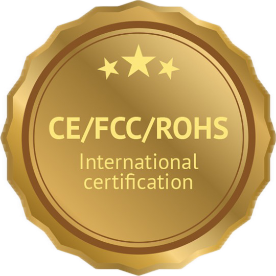 CE/FCC/ROHS Badge